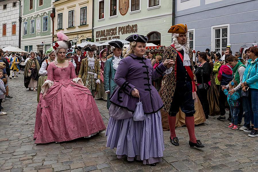 Fest der fünfblättrigen Rose ®, Český Krumlov, Samstag 23. 6. 2018