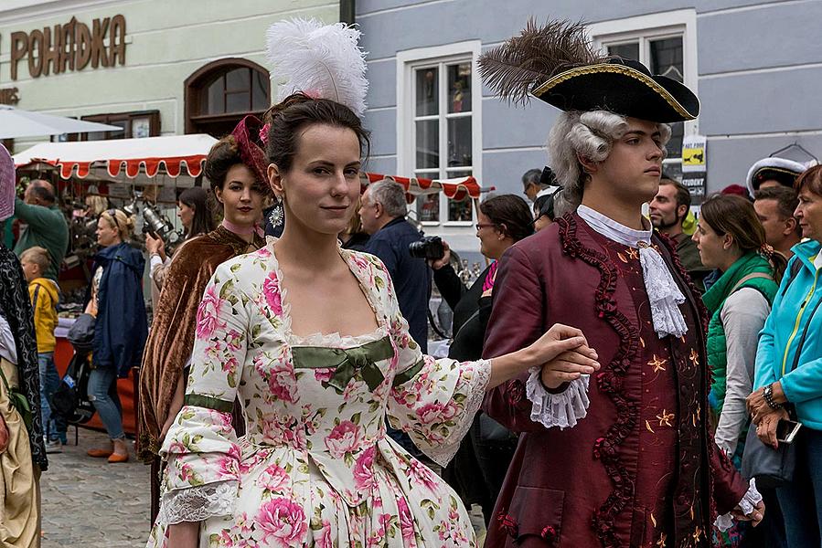 Fest der fünfblättrigen Rose ®, Český Krumlov, Samstag 23. 6. 2018