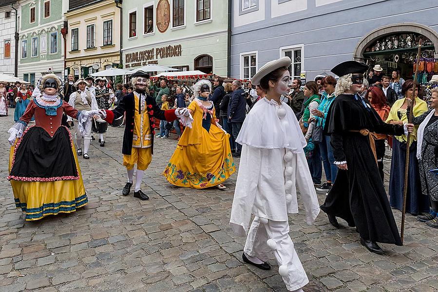 Fest der fünfblättrigen Rose ®, Český Krumlov, Samstag 23. 6. 2018