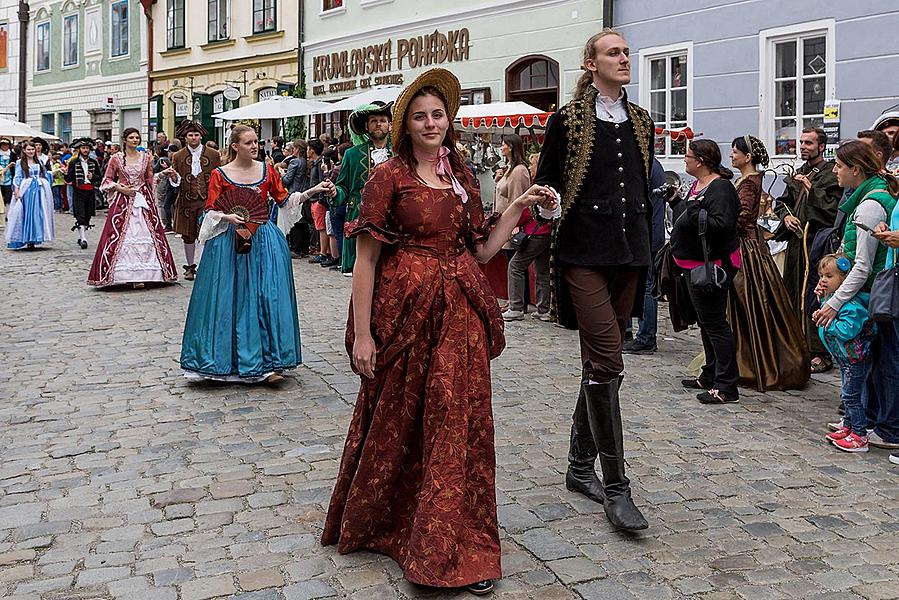 Fest der fünfblättrigen Rose ®, Český Krumlov, Samstag 23. 6. 2018