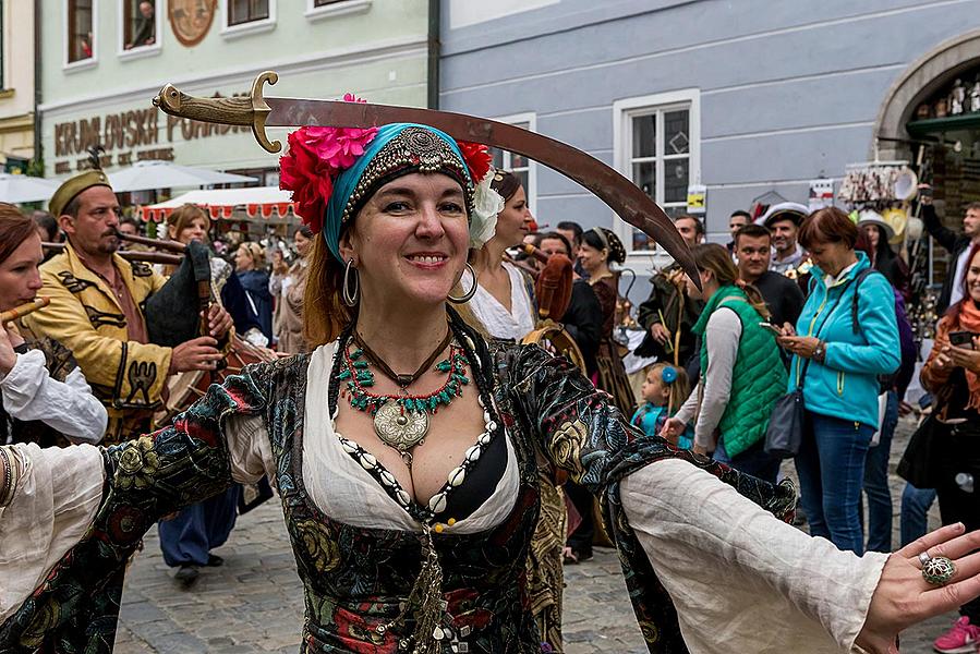 Fest der fünfblättrigen Rose ®, Český Krumlov, Samstag 23. 6. 2018