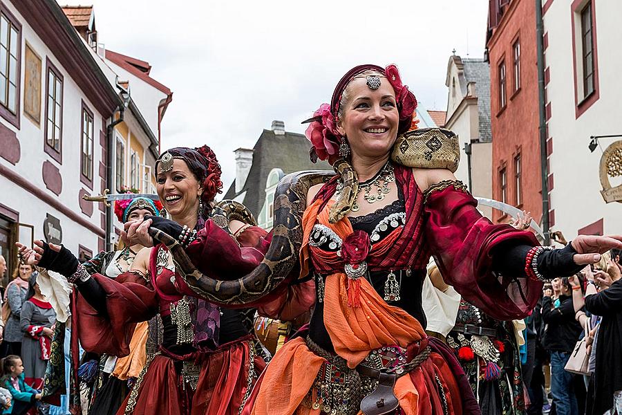 Slavnosti pětilisté růže ®, Český Krumlov, sobota 23. 6. 2018