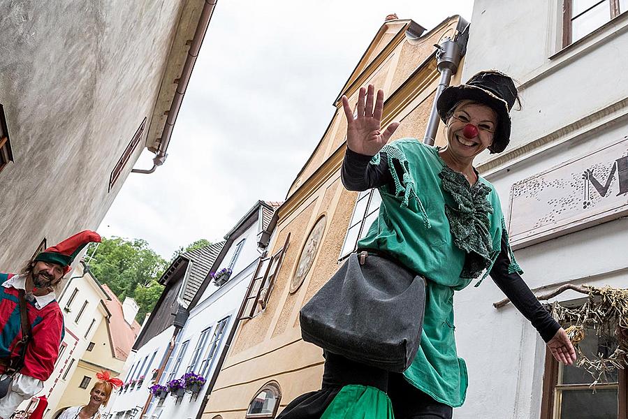 Fest der fünfblättrigen Rose ®, Český Krumlov, Samstag 23. 6. 2018