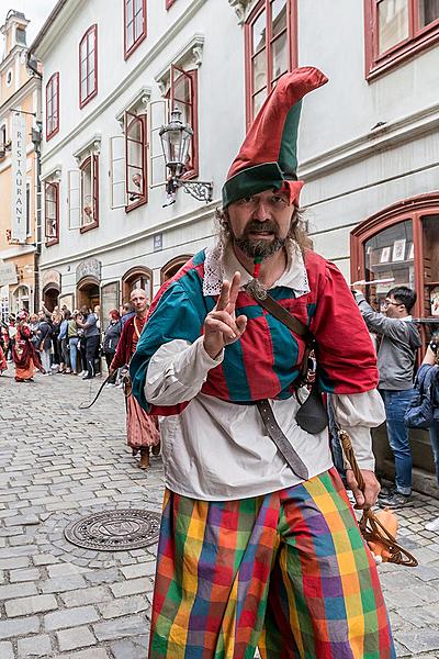 Fest der fünfblättrigen Rose ®, Český Krumlov, Samstag 23. 6. 2018