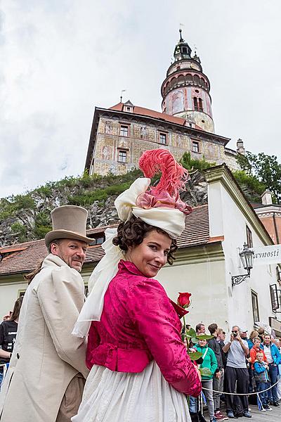 Slavnosti pětilisté růže ®, Český Krumlov, sobota 23. 6. 2018