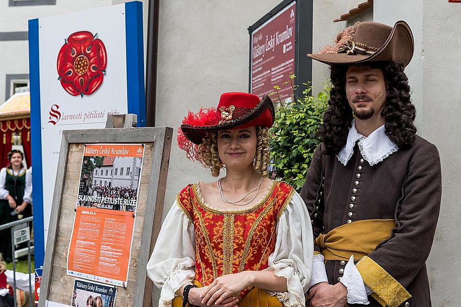 Fest der fünfblättrigen Rose ®, Český Krumlov, Samstag 23. 6. 2018