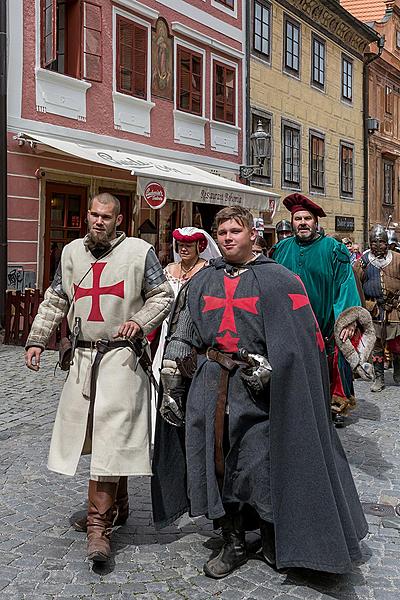 Slavnosti pětilisté růže ®, Český Krumlov, neděle 24. 6. 2018