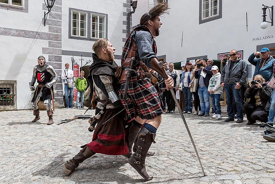 Slavnosti pětilisté růže ®, Český Krumlov, neděle 24. 6. 2018