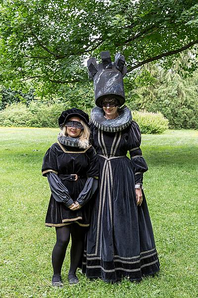 Slavnosti pětilisté růže ®, Český Krumlov, neděle 24. 6. 2018