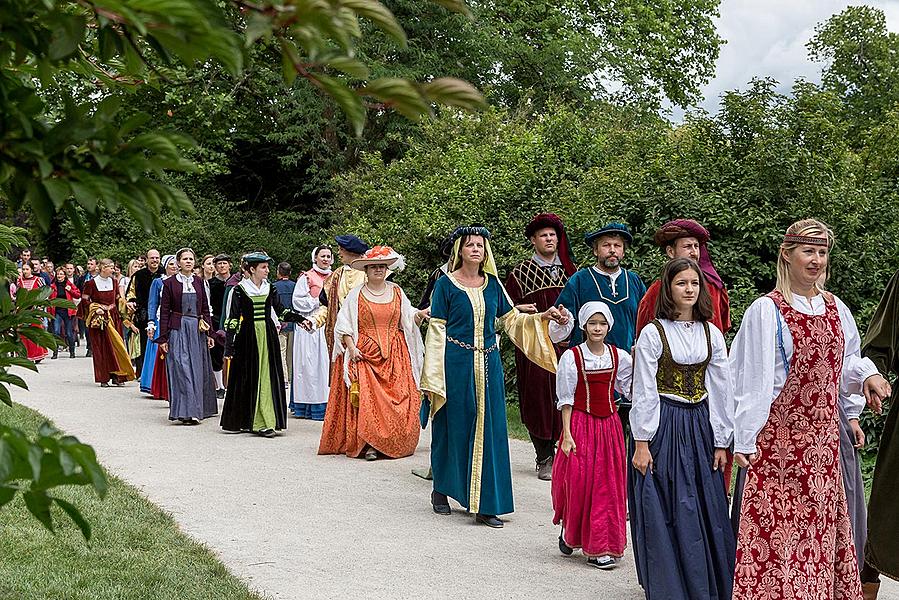 Fest der fünfblättrigen Rose ®, Český Krumlov, Sonntag 23. 6. 2018