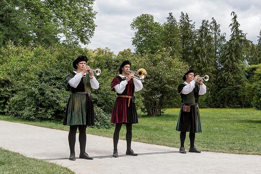 Fest der fünfblättrigen Rose ®, Český Krumlov, Sonntag 23. 6. 2018