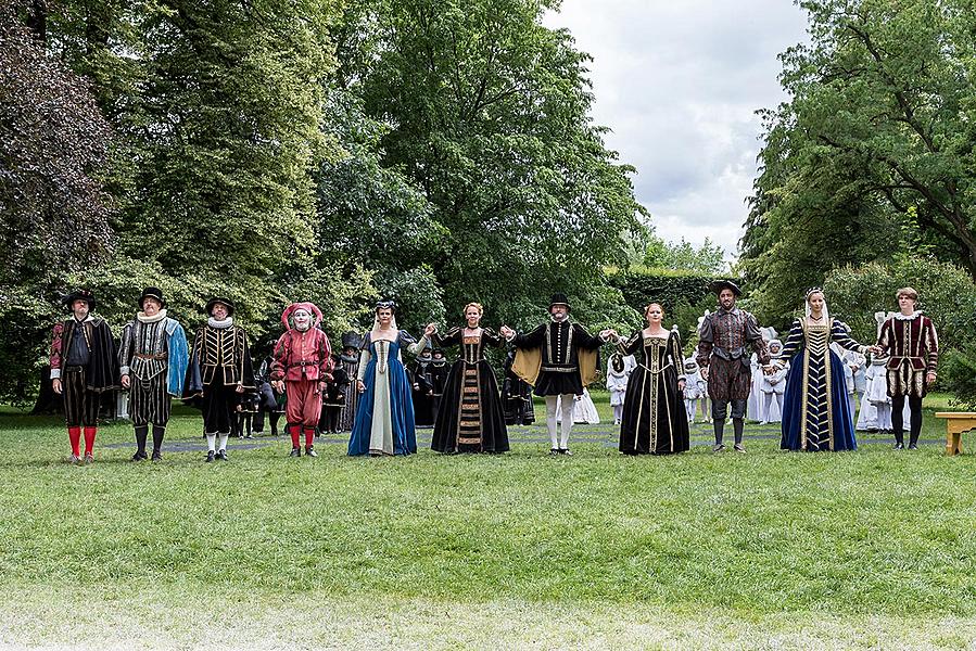 Fest der fünfblättrigen Rose ®, Český Krumlov, Sonntag 23. 6. 2018