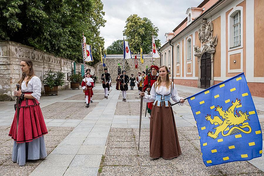 Fest der fünfblättrigen Rose ®, Český Krumlov, Sonntag 23. 6. 2018