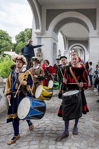 Slavnosti pětilisté růže ®, Český Krumlov, neděle 24. 6. 2018