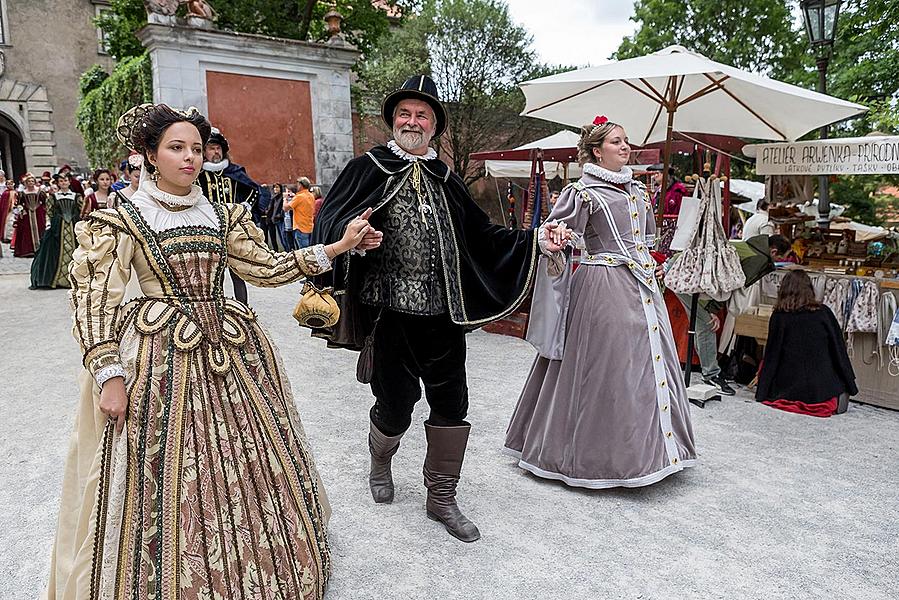 Fest der fünfblättrigen Rose ®, Český Krumlov, Sonntag 23. 6. 2018