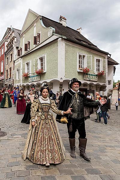 Slavnosti pětilisté růže ®, Český Krumlov, neděle 24. 6. 2018