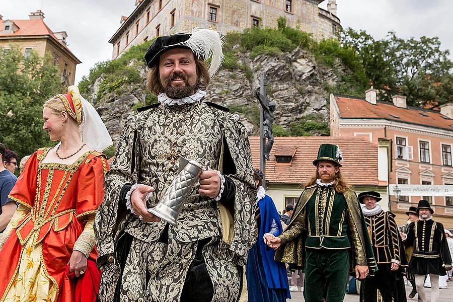 Fest der fünfblättrigen Rose ®, Český Krumlov, Sonntag 23. 6. 2018