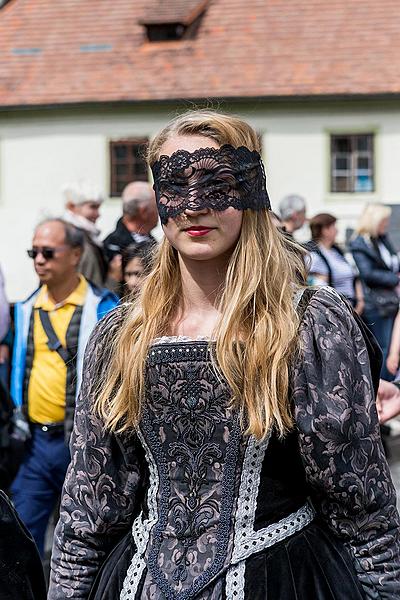 Slavnosti pětilisté růže ®, Český Krumlov, neděle 24. 6. 2018