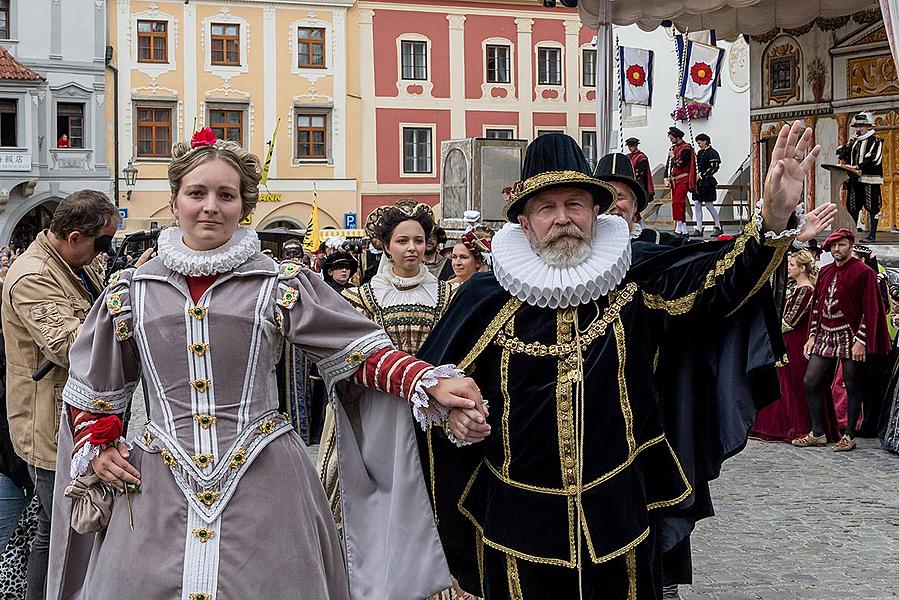 Slavnosti pětilisté růže ®, Český Krumlov, neděle 24. 6. 2018