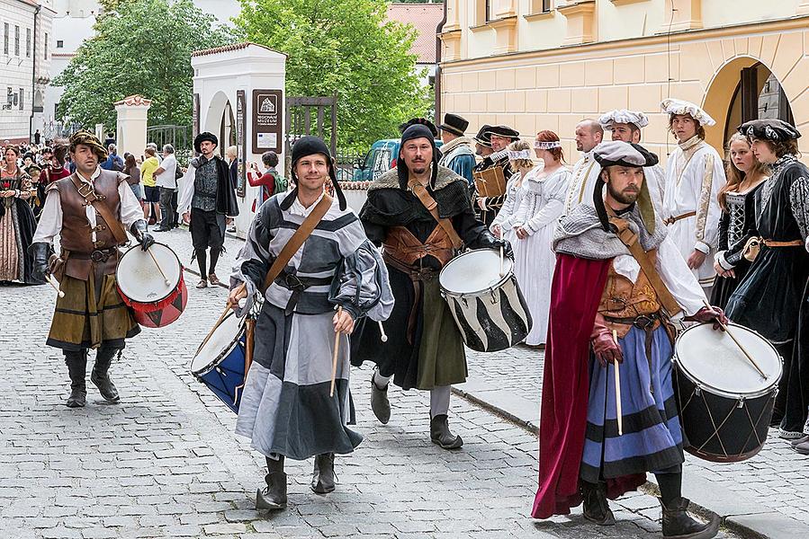 Slavnosti pětilisté růže ®, Český Krumlov, neděle 24. 6. 2018