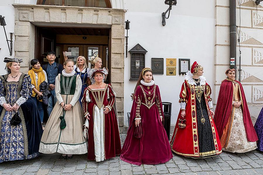 Slavnosti pětilisté růže ®, Český Krumlov, neděle 24. 6. 2018