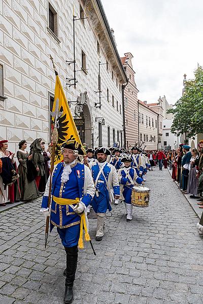 Slavnosti pětilisté růže ®, Český Krumlov, neděle 24. 6. 2018