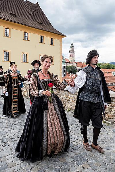 Fest der fünfblättrigen Rose ®, Český Krumlov, Sonntag 23. 6. 2018