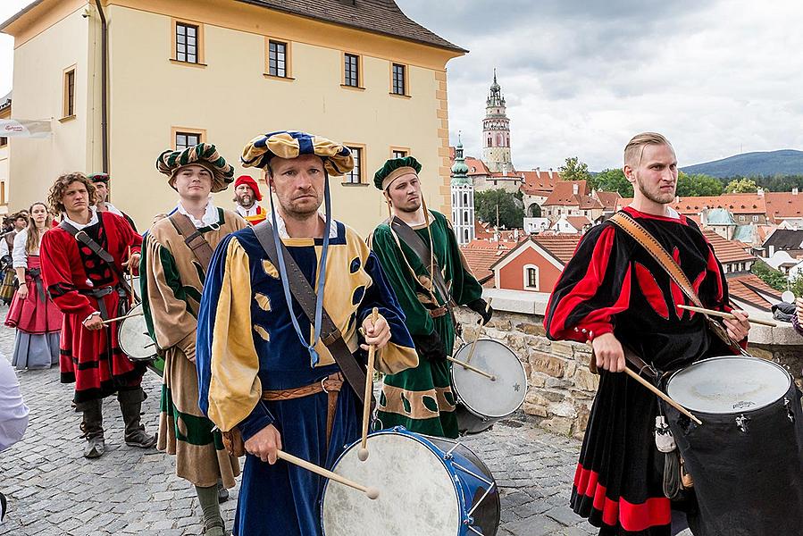 Fest der fünfblättrigen Rose ®, Český Krumlov, Sonntag 23. 6. 2018