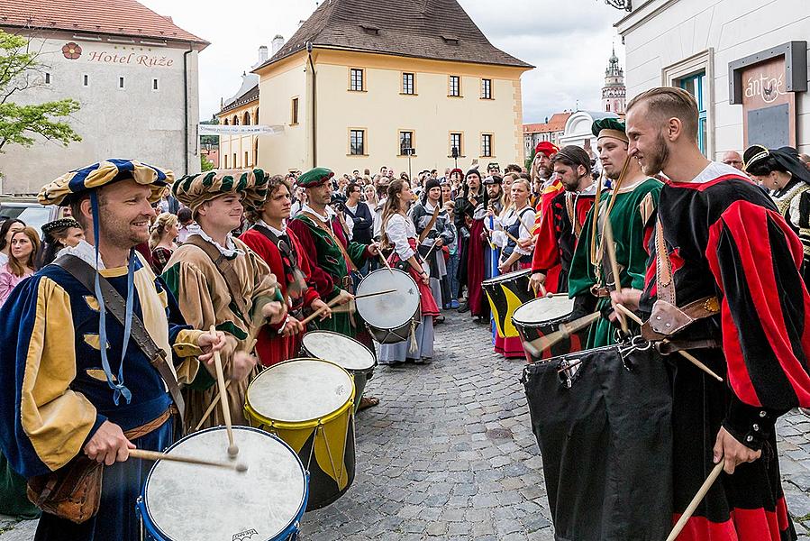 Fest der fünfblättrigen Rose ®, Český Krumlov, Sonntag 23. 6. 2018