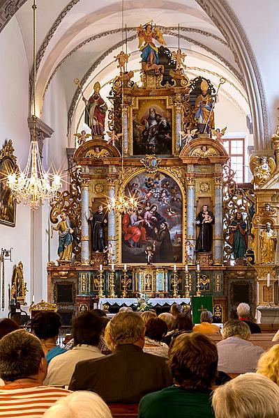 Drahomíra Matznerová - varhany a Žofie Vokálková - flétna, Festival komorní hudby Český Krumlov 8.7.2018