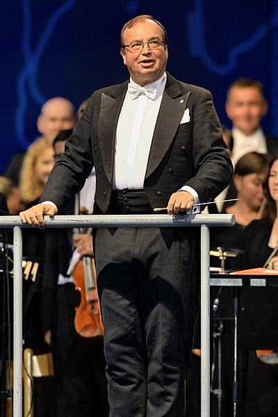 Piotr Beczała (tenor) a Sondra Radvanovsky (soprán), PKF – Prague Philharmonia, Leoš Svárovský (dirigent), Mezinárodní hudební festival Český Krumlov 21.7.2018