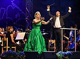 Piotr Beczała (tenor) and Sondra Radvanovsky (soprano), PKF – Prague Philharmonia, Leoš Svárovský (conductor), International Music Festival Český Krumlov 21.7.2018, source: Auviex s.r.o., photo by: Libor Sváček