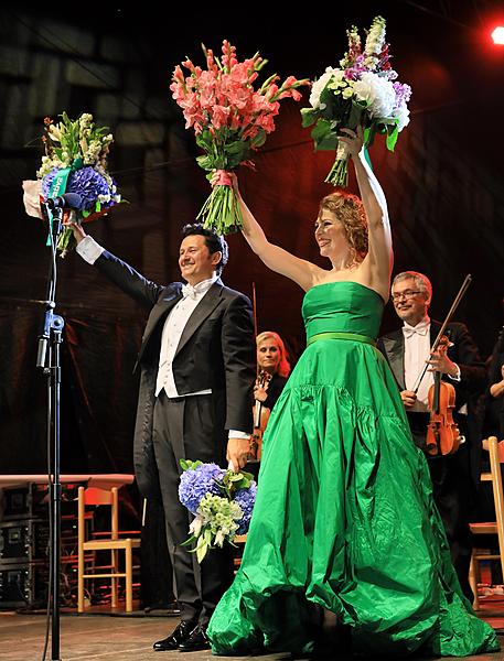 Piotr Beczała (tenor) and Sondra Radvanovsky (soprano), PKF – Prague Philharmonia, Leoš Svárovský (conductor), International Music Festival Český Krumlov 21.7.2018