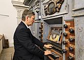 Jaroslav Tůma (organ), Internationales Musikfestival Český Krumlov 22.7.2018, Quelle: Auviex s.r.o., Foto: Libor Sváček