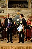 Miroslav Ambroš (violin) and Jaroslaw Nadrzycki (violin), South Czech Philharmonic, Jan Kučera (conductor), International Music Festival Český Krumlov 24.7.2018, source: Auviex s.r.o., photo by: Libor Sváček