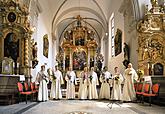 Schola Gregoriana Pragensis, International Music Festival Český Krumlov 5.8.2018, source: Auviex s.r.o., photo by: Libor Sváček