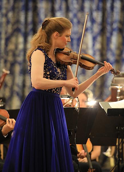 Tanja Becker-Bender (violin), Hradec Králové Philharmonic Orchestra, Manuel Hernández-Silva (conductor), Internationales Musikfestival Český Krumlov 10.8.2018