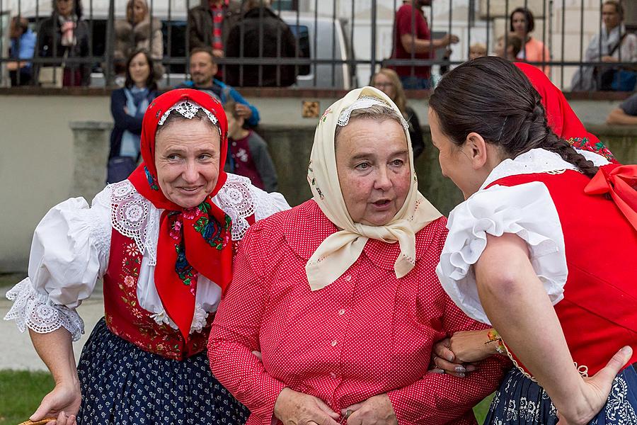 St.-Wenzels-Fest und Internationales Folklorefestival 2018 in Český Krumlov, Freitag 28. September 2018