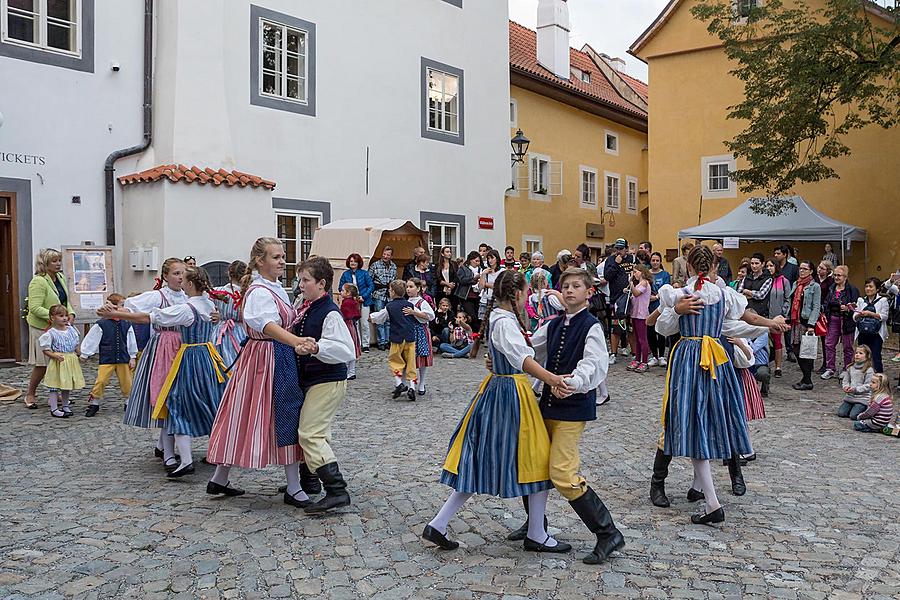 St.-Wenzels-Fest und Internationales Folklorefestival 2018 in Český Krumlov, Freitag 28. September 2018