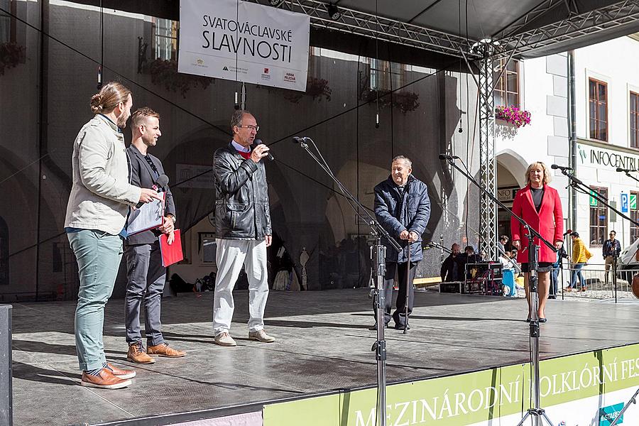 Svatováclavské slavnosti a Mezinárodní folklórní festival 2018 v Českém Krumlově, sobota 29. září 2018