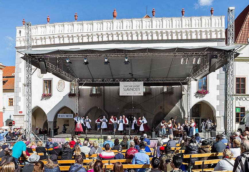 St.-Wenzels-Fest und Internationales Folklorefestival 2018 in Český Krumlov, Samstag 29. September 2018