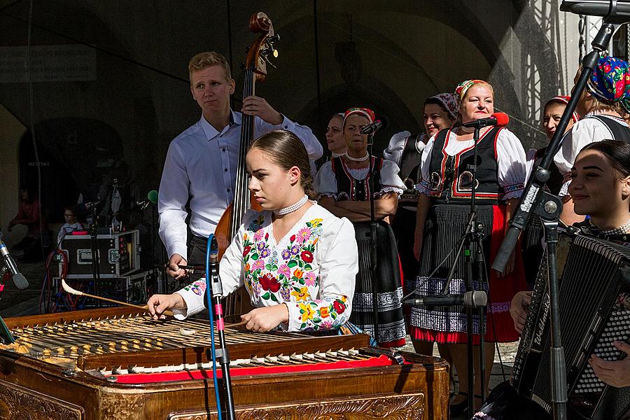 St.-Wenzels-Fest und Internationales Folklorefestival 2018 in Český Krumlov, Samstag 29. September 2018