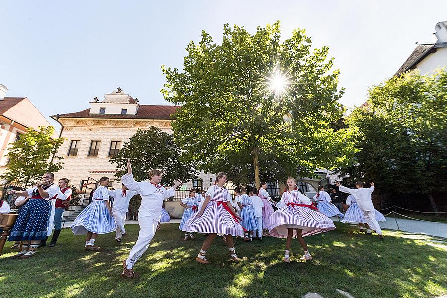 St.-Wenzels-Fest und Internationales Folklorefestival 2018 in Český Krumlov, Samstag 29. September 2018