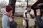 Oslava 100 let republiky v Českém Krumlově, Vojáci velké války v Českém Krumlově - park za Městským divadlem Český Krumlov, 28.10.2018, foto: Lubor Mrázek