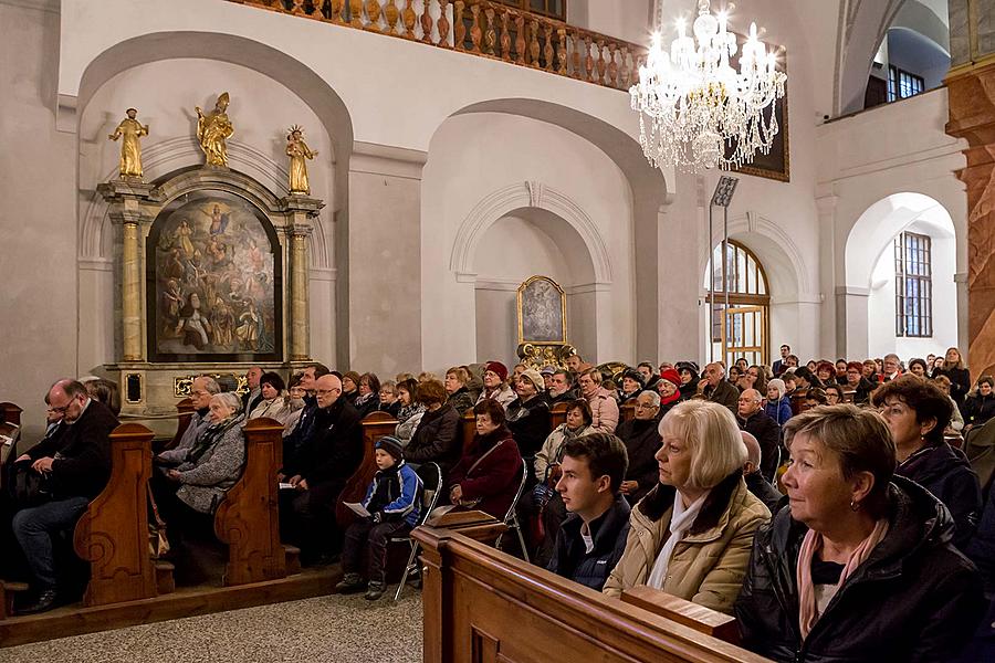 Oslava 100 let republiky v Českém Krumlově, slavnostní koncert 100 let od rozeznění varhan klášterního kostela českou státní hymnou, 28.10.2018