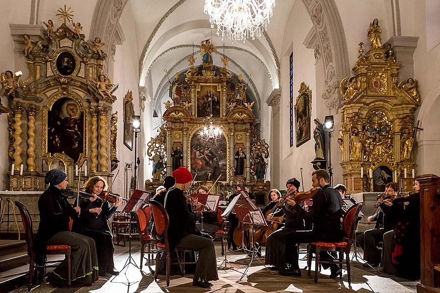 Oslava 100 let republiky v Českém Krumlově, slavnostní koncert 100 let od rozeznění varhan klášterního kostela českou státní hymnou, 28.10.2018