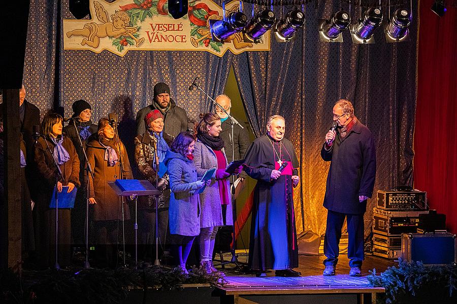 1. Adventssontag - Musikalisch-poetische Eröffnung des Advents Verbunden mit der Beleuchtung des Weihnachtsbaums, Český Krumlov 2.12.2018