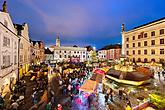 1. adventní neděle - hudebně poetické otevření Adventu spojené s rozsvícením vánočního stromu, Český Krumlov 2.12.2018, foto: Libor Sváček