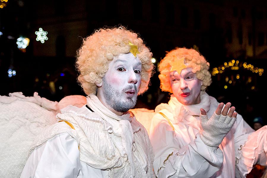 Nikolausbescherung 5.12.2018, Advent und Weihnachten in Český Krumlov