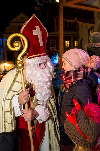 Nikolausbescherung 5.12.2018, Advent und Weihnachten in Český Krumlov